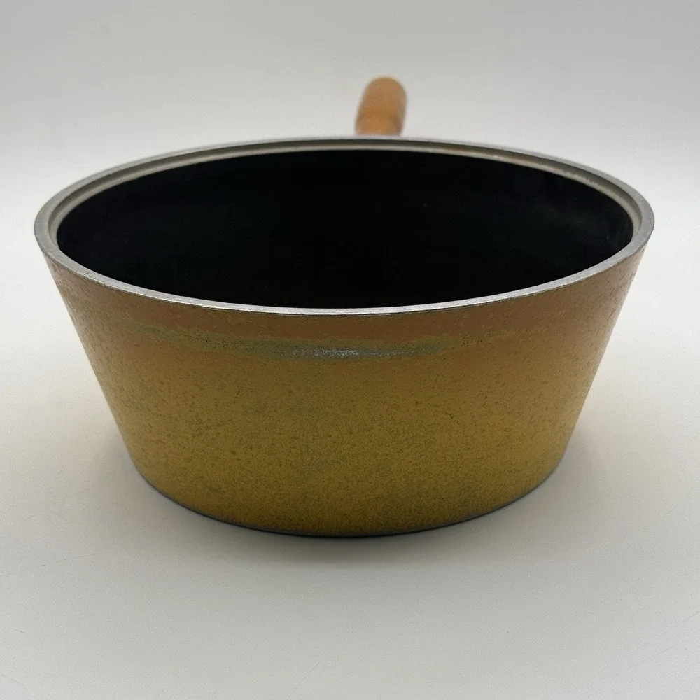 Vintage West Bend Country Forge Aluminum Harvest Orange 3 Qt Sauce Pan With Lid‎